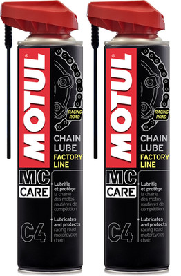 MOTUL MC CARE C4 CHAIN LUBE FACTORY LINE 2x400 ml Motorrad Racing Kettenspray