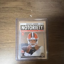 Panini 2025 Mosaic Shedeur Sanders Browns Notoriety Rookie #13