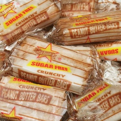 ATKINSON SUGAR FREE PEANUT BUTTER BARS - BULK - 1/2lb - BEST PRICE