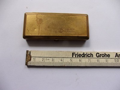 Antike kleine Puderdose 30er Jahre von MAX FACTOR, Hollywood