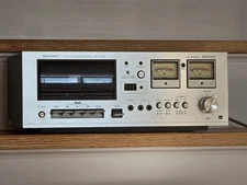 SHARP RT-1155 Stereo Cassette Tap Deck | Needs Belts | Powers On | As Is Read