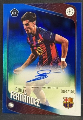 2025-26 Topps UEFA Club Competition Barcelona RC Guille Fernandez 