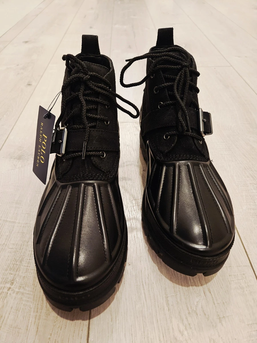 Polo Ralph Lauren Black Rubber Boots for Men for Sale - Shop  display picture 3