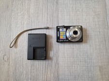 Sony Cyber-shot DSC-W55 16.1MP Digital Camera Black w/ Battery And Charger