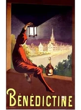 Leonetto Cappiello Benedictine 1907 Giclee on acid free paper