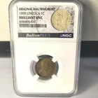 1909 Lincoln Wheat Cent  NGC BRILLIANT UNCIRCULATED Original Bag Fragment