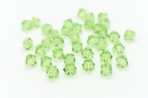 (12) 6mm Swarovski Crystal Bicone Beads 5328 - Peridot - Picture 1 of 3
