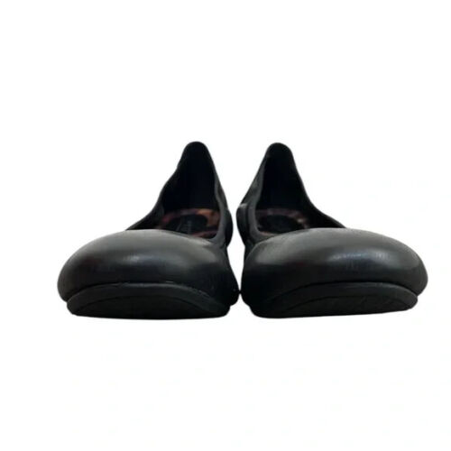 Ballerines noires Born femme taille 8,5 cuir large à enfiler bout rond classique - Photo 3 sur 10