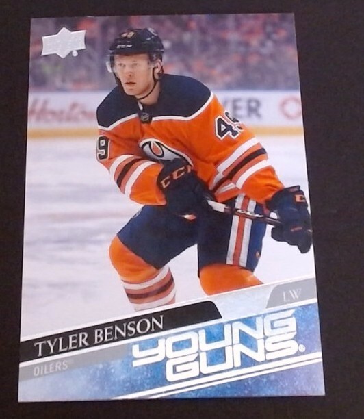 2020-21 Upper Deck #218 Tyler Benson YG RC