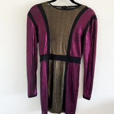 Pretty Little Thing Cocktail Shimmer Dress Size 8