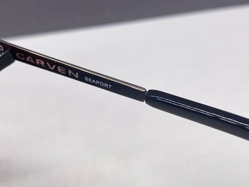 Carven Sonnenbrille Damen Transparent Schwarz Quadratisch 4008 NP 284€ - 第 8/13 張圖片