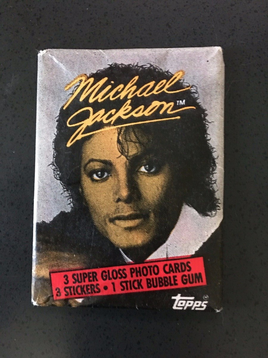 Michael Jackson Bubble Gum Trading Cards Topps | eBay