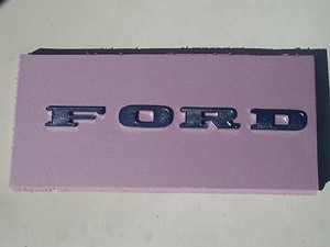 Details About 70 71 72 73 74 Ford Econoline Van Tailgate F O R D Chrome Letters New