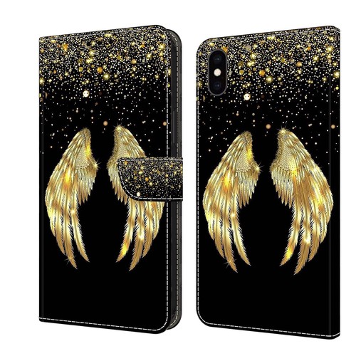 For iPhone 6 7 8 Plus XR X XS Max Patterned Flip Wallet Stand Phone Cover Case - Picture 21 of 32