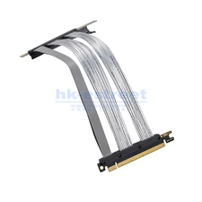 PCIE 4.0 X16 Riser Cable High Speed GPU Expansion Card 90° Extension Cable