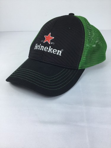 Heineken Beer Promo Trucker Hat Black 
