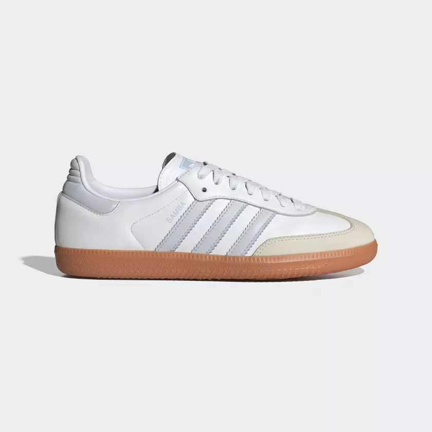 Adidas originals samba top trainers in off white