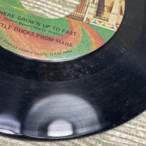 Hacienda Records End Of My Rope Steve Bassel Little Ducks From Mars Vinyl Record - Foto 17 di 24