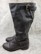 BASS Alexandra Gray Casual Basic Boots Size 8.5