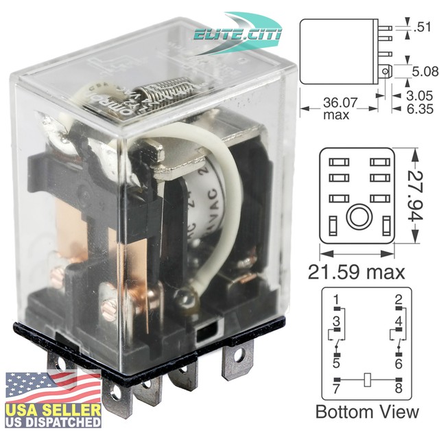 220V 8 Pin Relay Wiring Diagram Collection