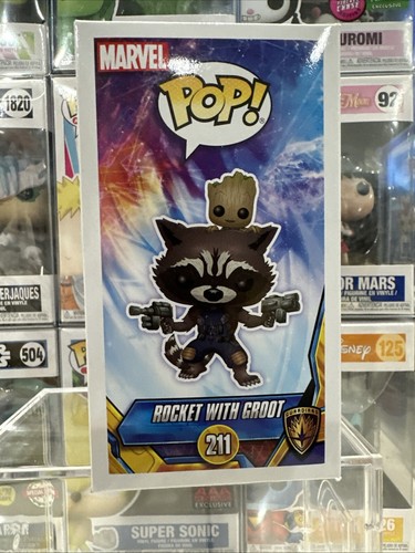 Funko Pop! Rocket With Groot #211 Marvel Collector Corps 2017 - Bild 4 von 8
