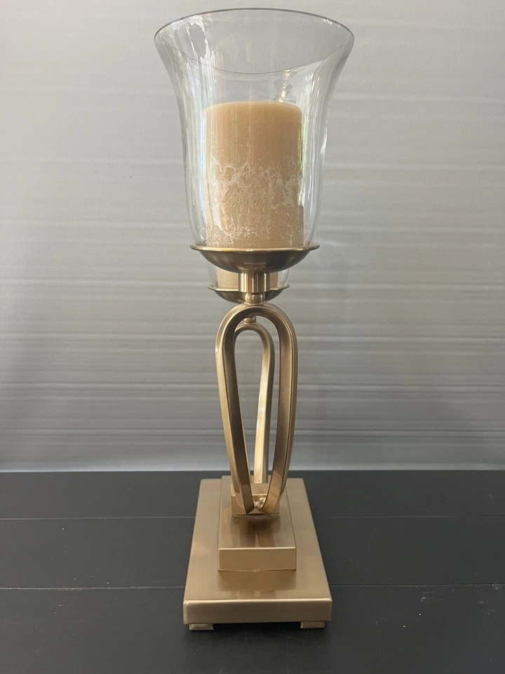 Candelabro Uttermost Nunzia Café Bronce (20063) con 2 Velas Vainilla Foto 3 de 4