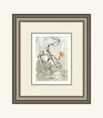 1960 DALI Original Divine Comedy Woodcut 