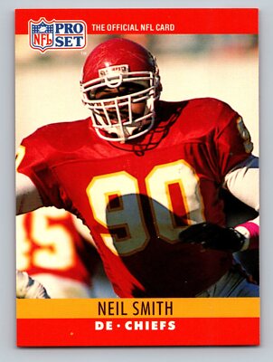 1990 Pro Set #147 Neil Smith   Kansas City Chiefs