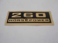 Reproduction Chevrolet 260hp Valve Cover Decal