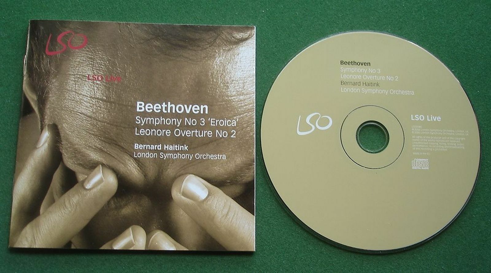 Beethoven Symphony No 3 / Leonore No 2 LSO Bernard Haitink CD