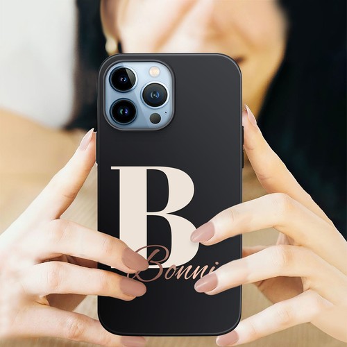 Personalised Name Phone Case For iPhone 16e 15 14 13 Pro Max 12 8 Silicone Cover - Picture 45 of 108