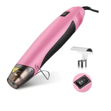 WORKPRO Heat Gun, 400W Mini Hot Air Gun with Reflector Nozzle 2 Temp Settings