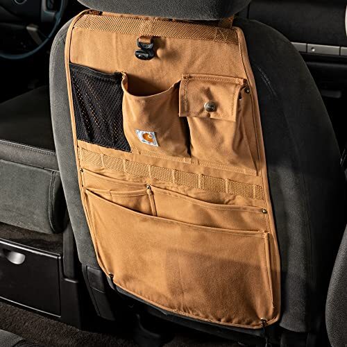 Universal Gravel Universal Nylon Duck Canvas Automotive Seat Back Organizer - Picture 7 of 7