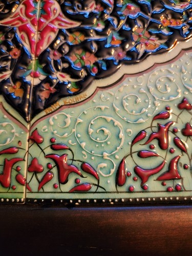 Saim Kolhan Tile Wall Display. Hand painted. - Picture 13 of 22