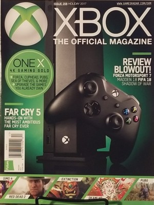 Xbox The Offical Magazine Issue 208 Far Cry 5  FREE SHIPPING mc