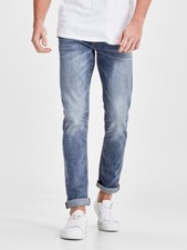 Image of Jack & Jones Glenn Slim Denim Jeans Blue Denim