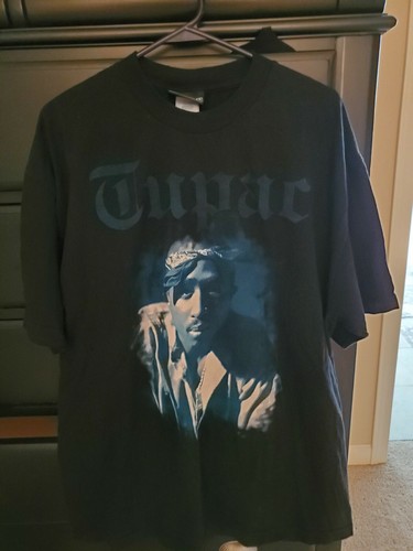 Vintage Tupac Black T-Shirt Adult Size XL Hip Hop