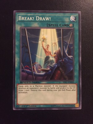 yugioh card draw spells Break! Draw! Spell Card SBSC-EN042 Yugioh Speed Duel Trading Card