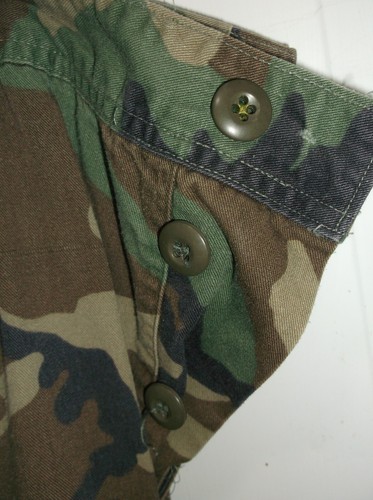 ARMY GREEN BROWN CAMO PANTS LARGE REGULAR 35 to 39 INSEAM 29.5 to 32.5 USED - Picture 10 of 12