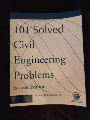 101 solved civil engineering problems second edition lindeburg