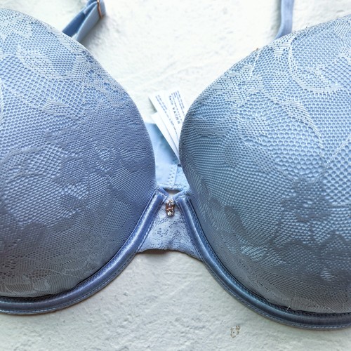 Sujetador con aros azul claro pálido 38C de LA MYSTERE, Francia nuevo sin etiquetas - Imagen 4 de 6
