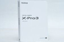Fuji Fujifilm X PRO 3 Original Camera Instruction Manual / User Guide English
