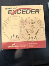 NEW Wheelock Exceder STRC Red Ceiling Mount Strobe Fire 127477