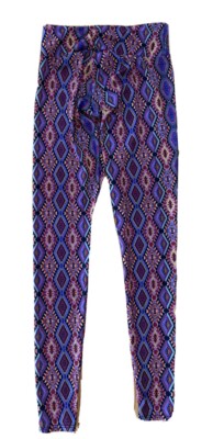 Flex Leggings Stretch Pants Activewear Gym School Walking Multicolor Youth S/M