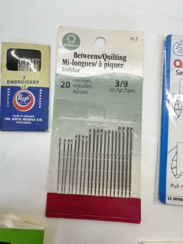 Large Assorted Sewing Needle Lot Some Vintage Singer Tapestry Home Repair - Picture 7 of 8
