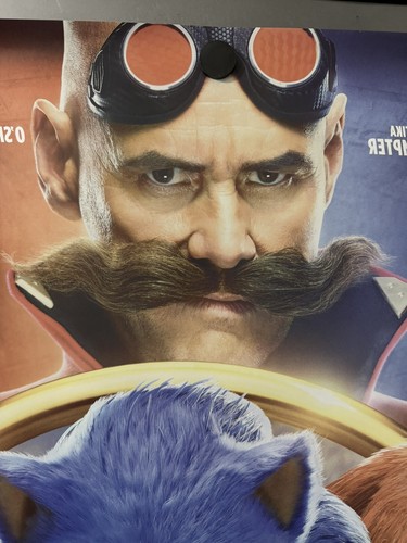 Sonic The Hedgehog 2 - Original DS Movie Poster - 27x40 D/S 2022 Never Hung New! - Picture 14 of 15