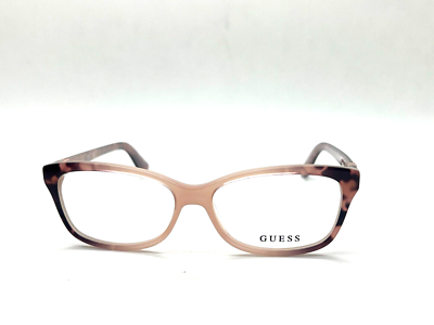 GUESS GU2948-N 074 HAVANA BLUSH PINK 53-14-140MM Eyeglasses  display picture 1