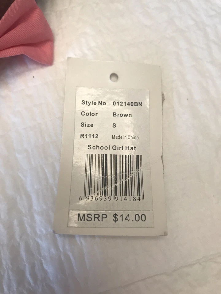 DOGO Brown School Girl Hat Size Small  - Image 4 of 4