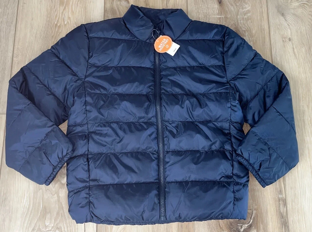 Children’s Place Boys Puffer Jacket Navy Blue Size Medium NEW