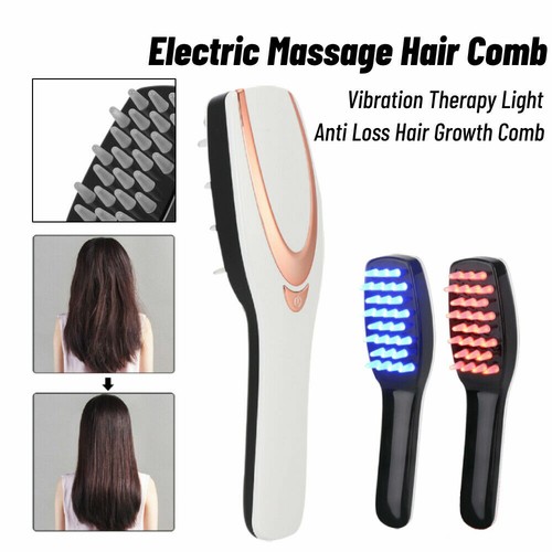 Electric Red Blue Light Hair Anti-Loss Massage Therapy Hair Growth Hairbrush. 8852084326956 | eBay Electric Red Blue Light Hair Anti-Loss Massage Therapy Hair Growth Hairbrush. 8852084326956 | eBay